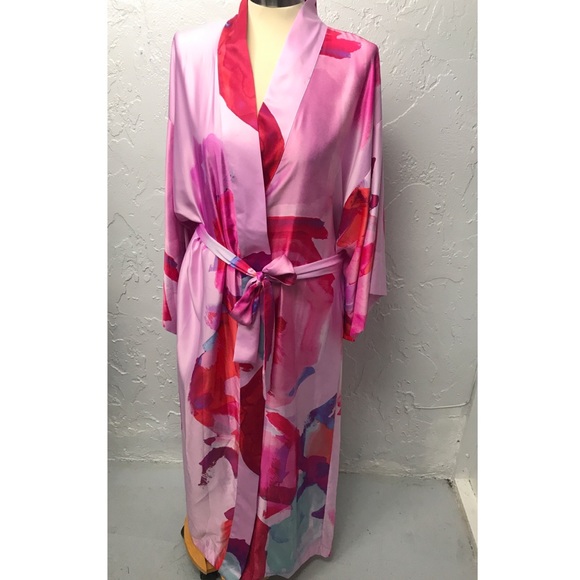 Natori Other - Natori Asian Kimono Pink Robe Med